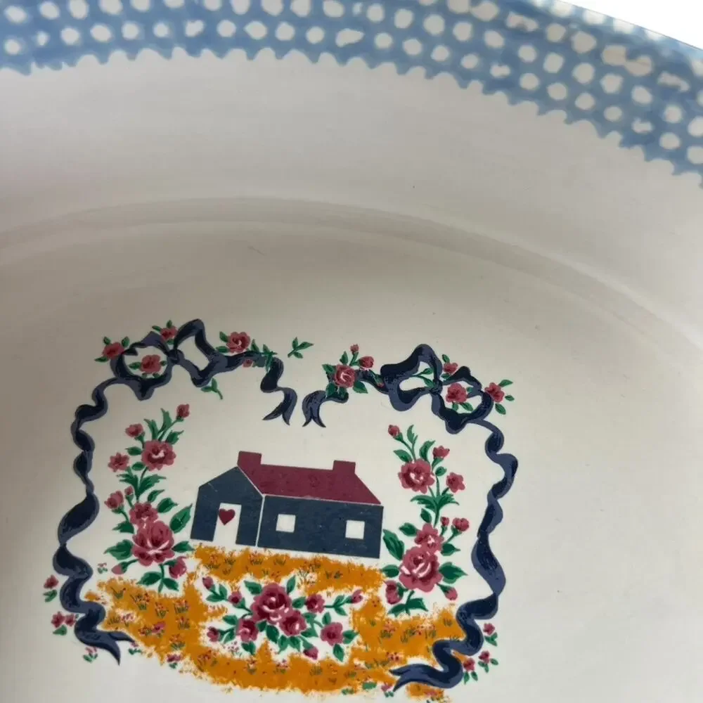 Teamson 1995 Vintage Stoneware Casserole Dish